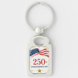 Keychain Independence Day 250th Anniversary Patrio