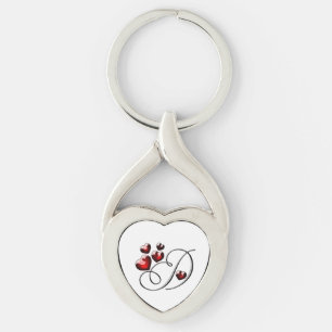 keychain (letter d)
