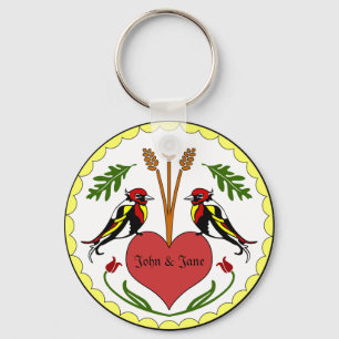 Keychain - Long, Happy Relationship Hex