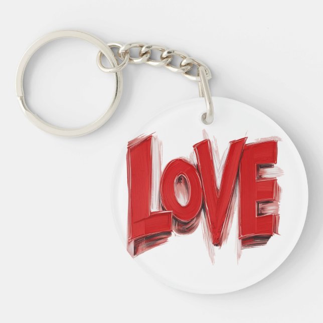 Keychain LOVE Design (Front)