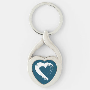 Keychain Moon Heart