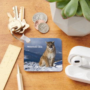 Keychain-Mountain Lion Key Ring