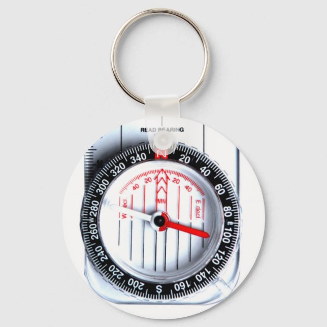 Keychain - Orienteering compass (Front)