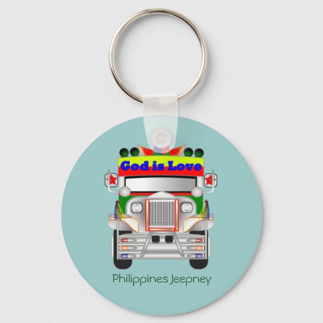 Keychain - Philippines Jeepney (Front)