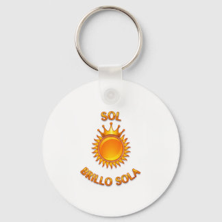Keychain Plate Type with Sol Brillo Sola Logo | Ac