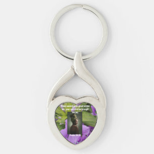 keychain, purple, green, prayer, protection, key ring