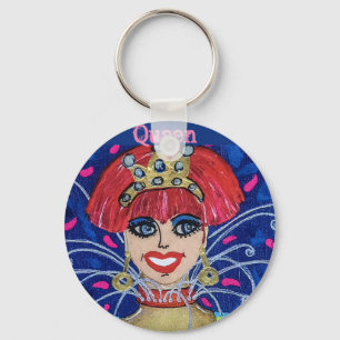 Keychain-Queen Key Ring