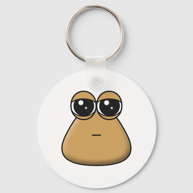 Keychain - Sad Baby Pou (Front)