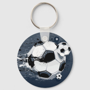 Keychain-Soccer Ball Key Ring