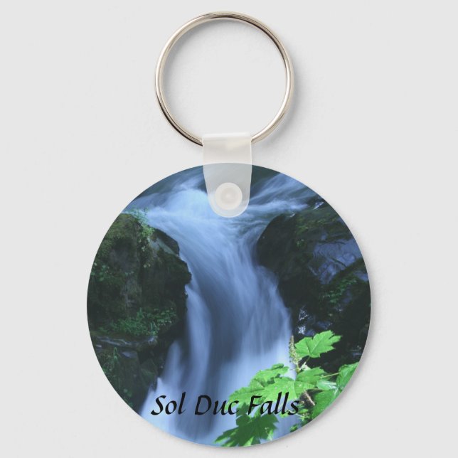 Keychain: Sol Duc Falls Key Ring (Front)