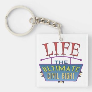 Keychain to promote life.
