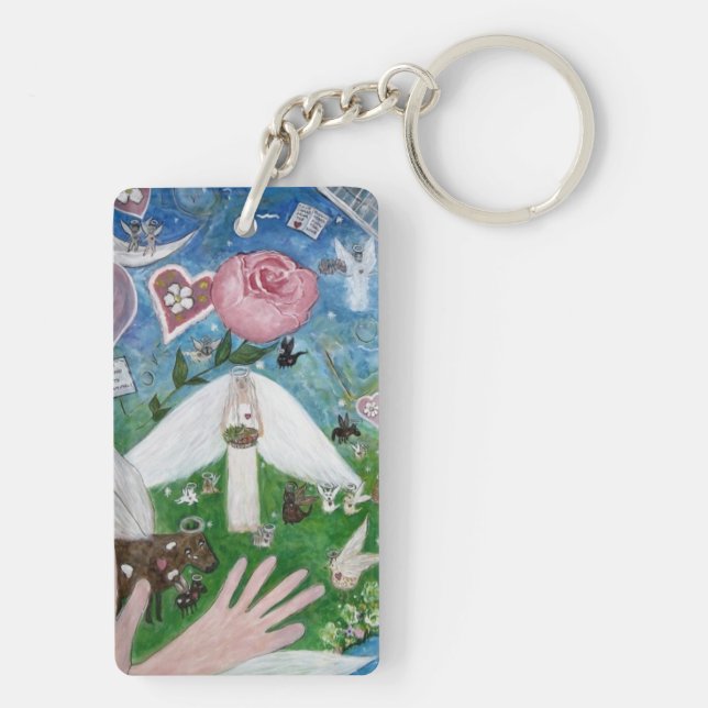 Keychain with Animals and Angels (Back)