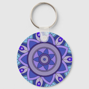 Keychain with blue creativity