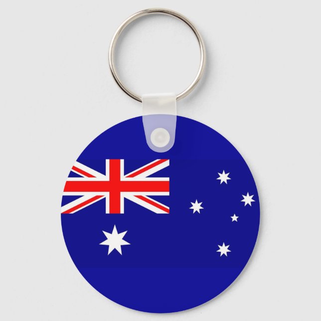 Keychain with Flag of Australia (Front)