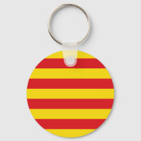 Keychain with Flag of Catalonia