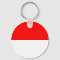 Keychain with Flag of Indonesia