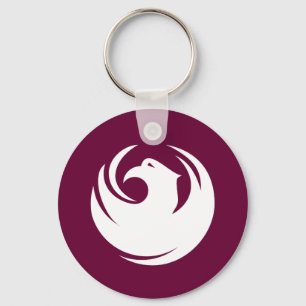 Keychain with Flag of Phoenix City, Arizona
