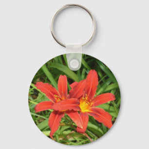 Keychain with lily