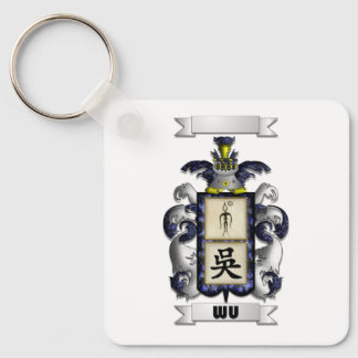 Keychain Wu Surname And Shield