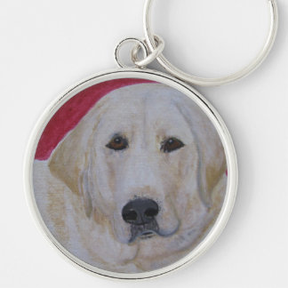 Keychain, Yellow Labrador Retriever Key Ring