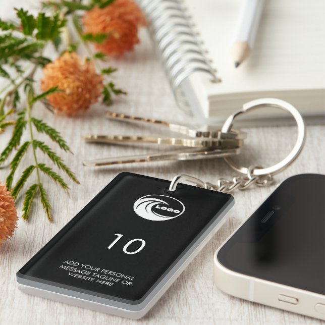 Keychains Black Number Business Hospitality Proper (Front Right)