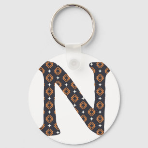 Keychains, Button Keychain, Gift Keychain, Initial Key Ring