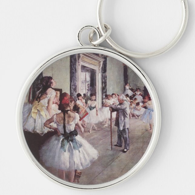 KEYCHAINS - DEGAS - BALLET CLASS - FAMOUS ART (Front)