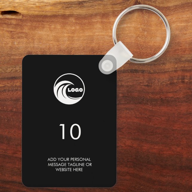 Keychains Modern Hospitality Room Number Logo (Back)