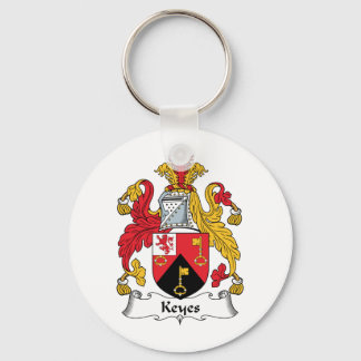 Keyes Family Crest Key Ring