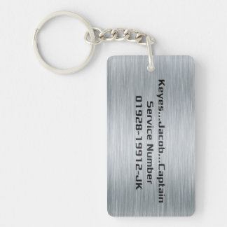 Keyes Service Number Mantra - The Flood Key Ring