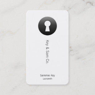 Keyhole Button Appointment Card