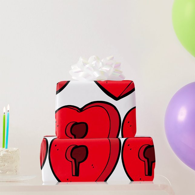 Keyhole Heart Wrapping Paper (Creator Uploaded)