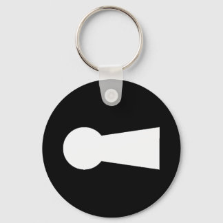 keyhole key ring