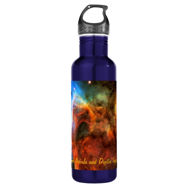 Keyhole Nebula and Digitus Impudicus 710 Ml Water Bottle (Front)