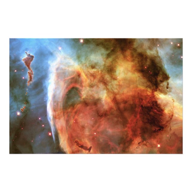 Keyhole Nebula Middle Finger of God Carina Nebula Photo Print (Front)