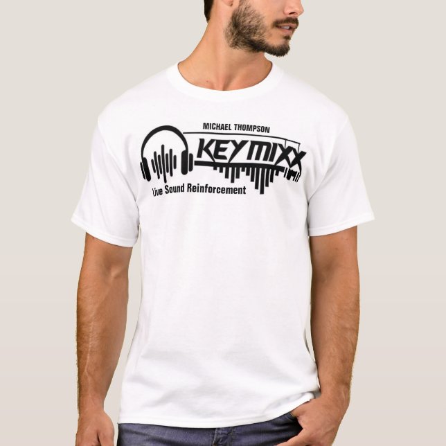 KEYMIXX.  OFFICIAL Basic Dark T-Shirt (Front)
