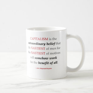 Keynes Capitalism Quote Mug