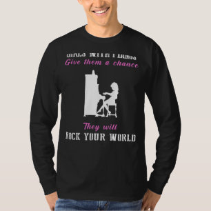 Keynotes of Empowerment: Girls with Pianos Rock Te T-Shirt