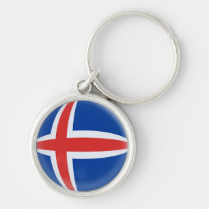 Keyring Iceland Icelandic flag