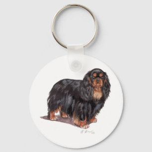 Keyring: King charles spaniel ( english toy ) Key Ring