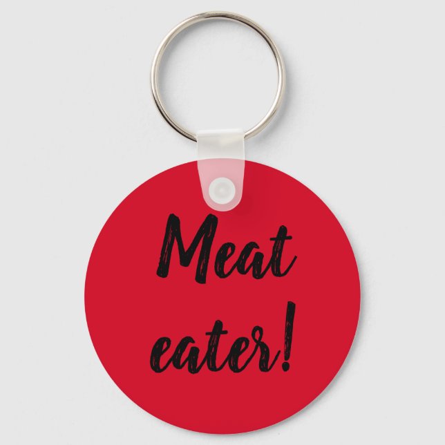 Keyring - Meat Eater Blood Red (Front)
