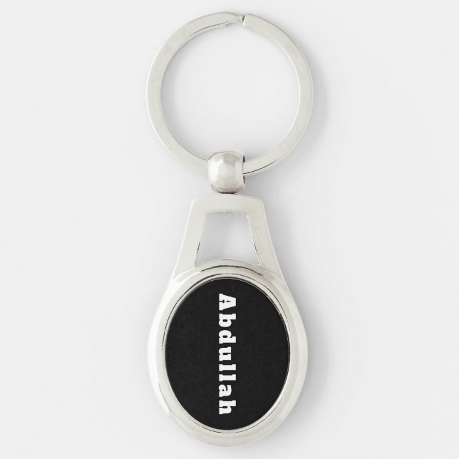 Keyring named Abdullah (Front)