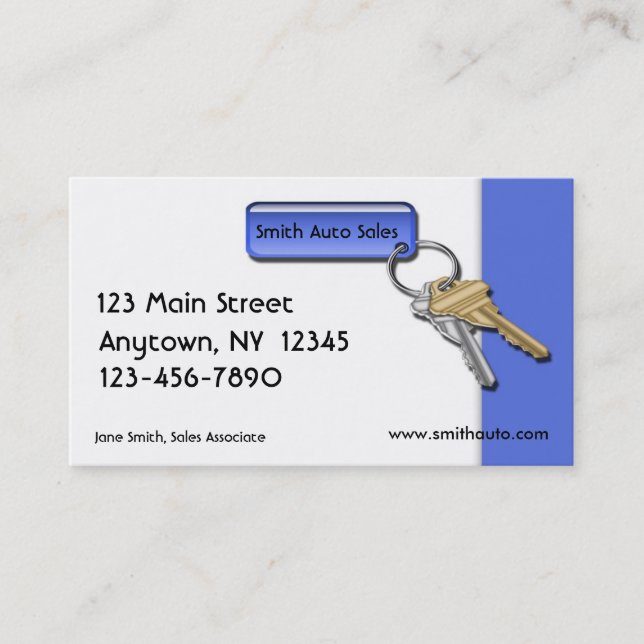 Keys Business Card (Front)