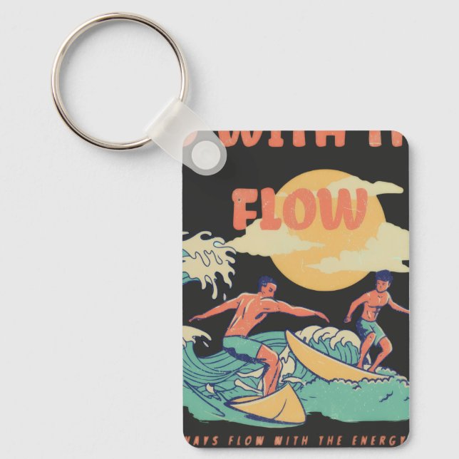 Keys Energy Flow Lessons Learn Keychain (Front)