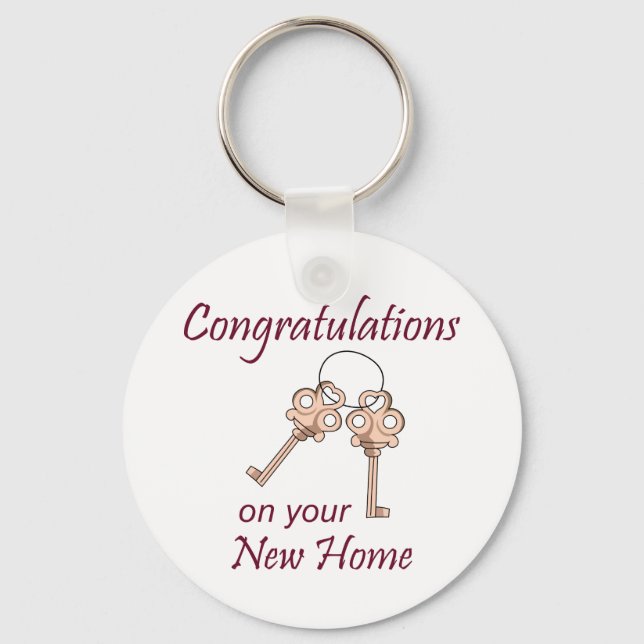 Keys for New Home Key Ring (Front)