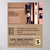 Keys in Door, Locksmith Advertising
