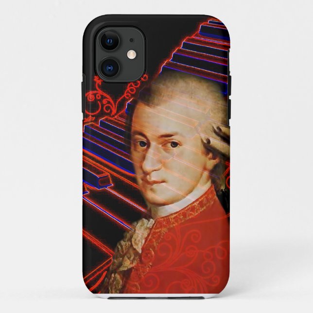 Keys of Mozart_ Case-Mate iPhone Case (Back)