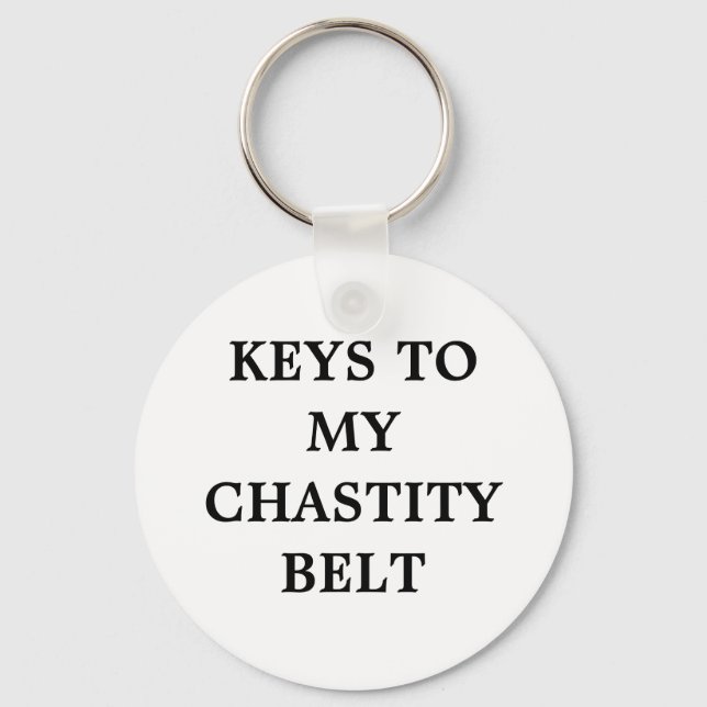 KEYS TO MYCHASTITY BELT KEY RING (Front)