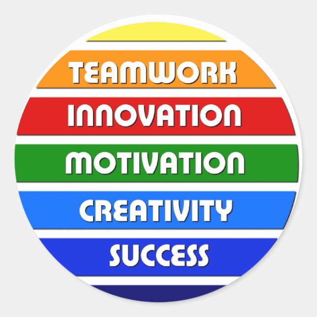 Keys To Success Classic Round Sticker (Front)