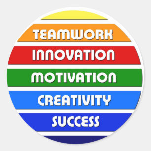 Keys To Success Classic Round Sticker